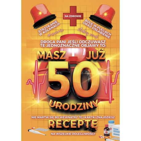 Kartka urodzinowa z cyfrą JCX 135