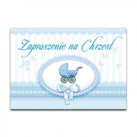 Zaproszenie na chrzest ZC 01